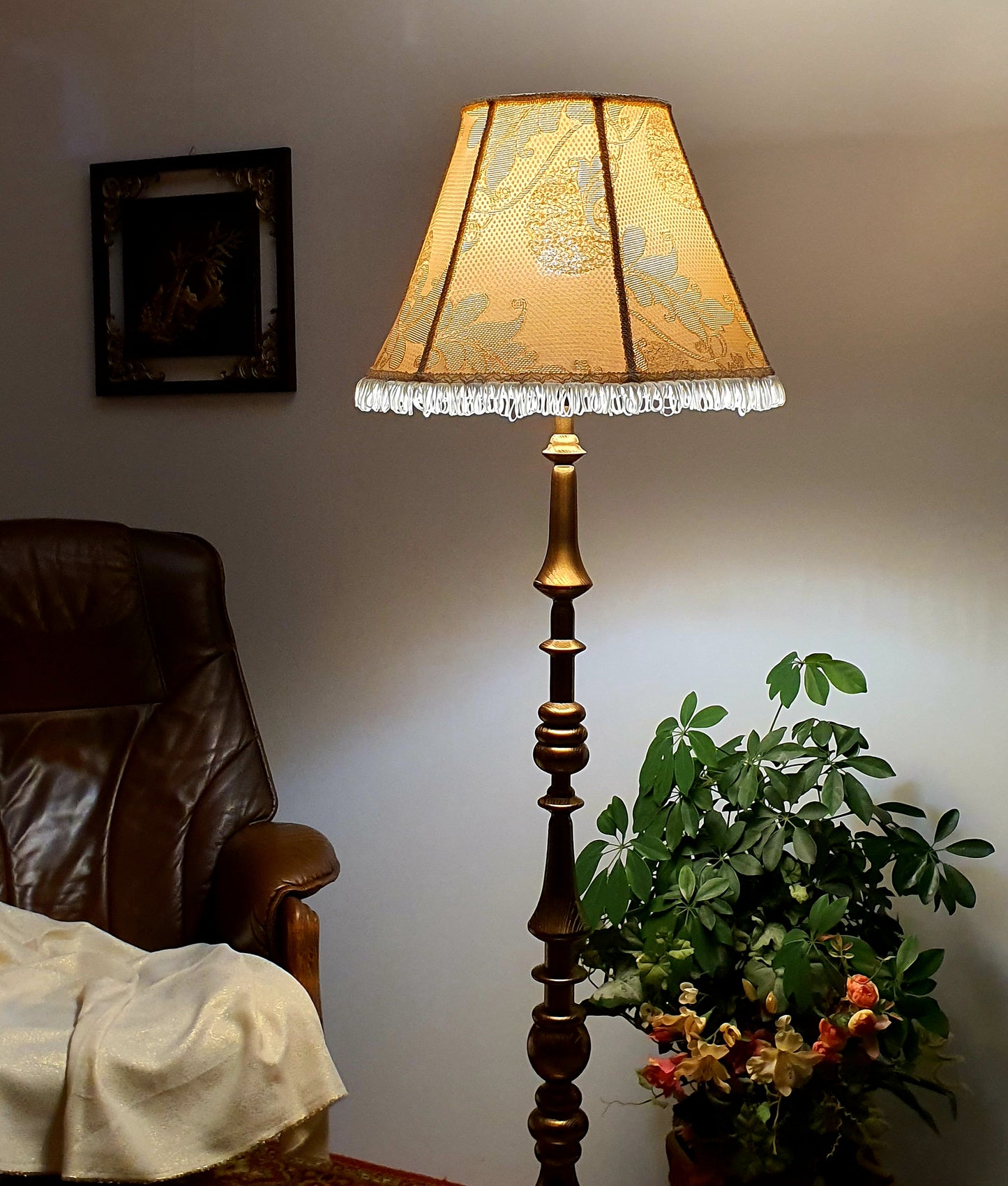 French Fairy Cream Color Lampshade - Modern Lighting - Home Decor. 3808