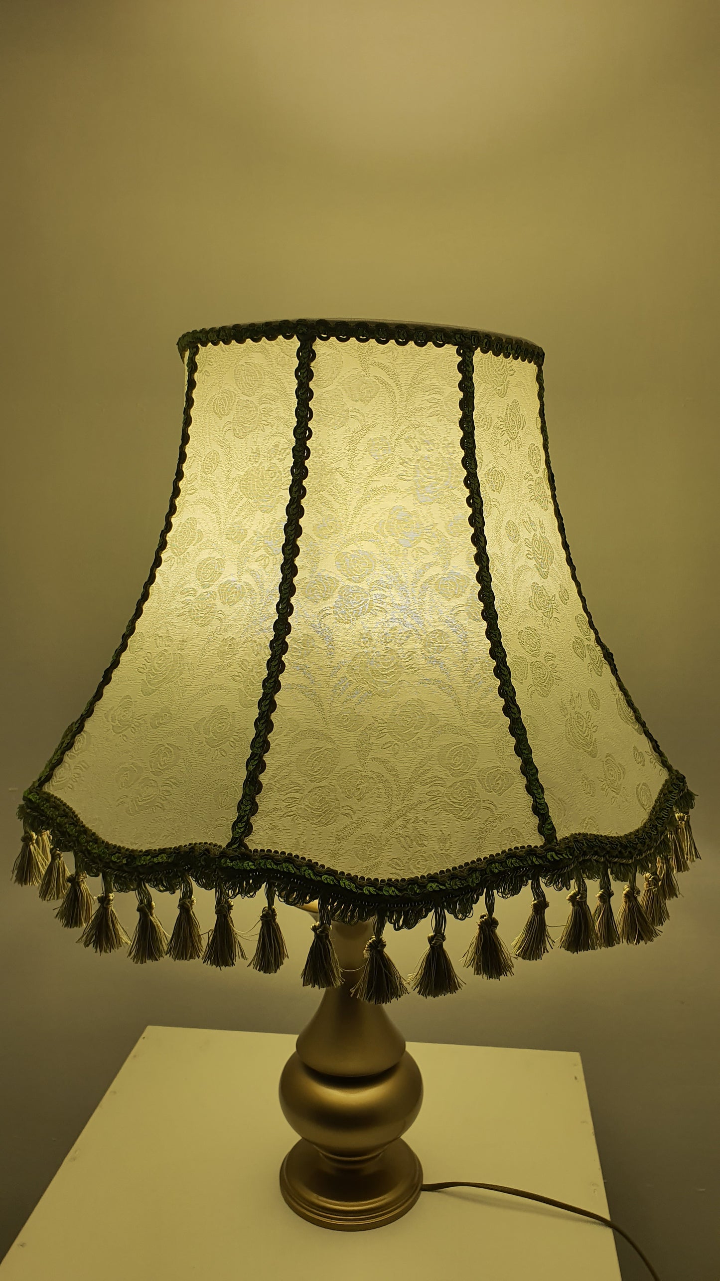 Lampshade, fabric lampshade. Floral Splendor: Handcrafted Victorian Lampshade. 4702