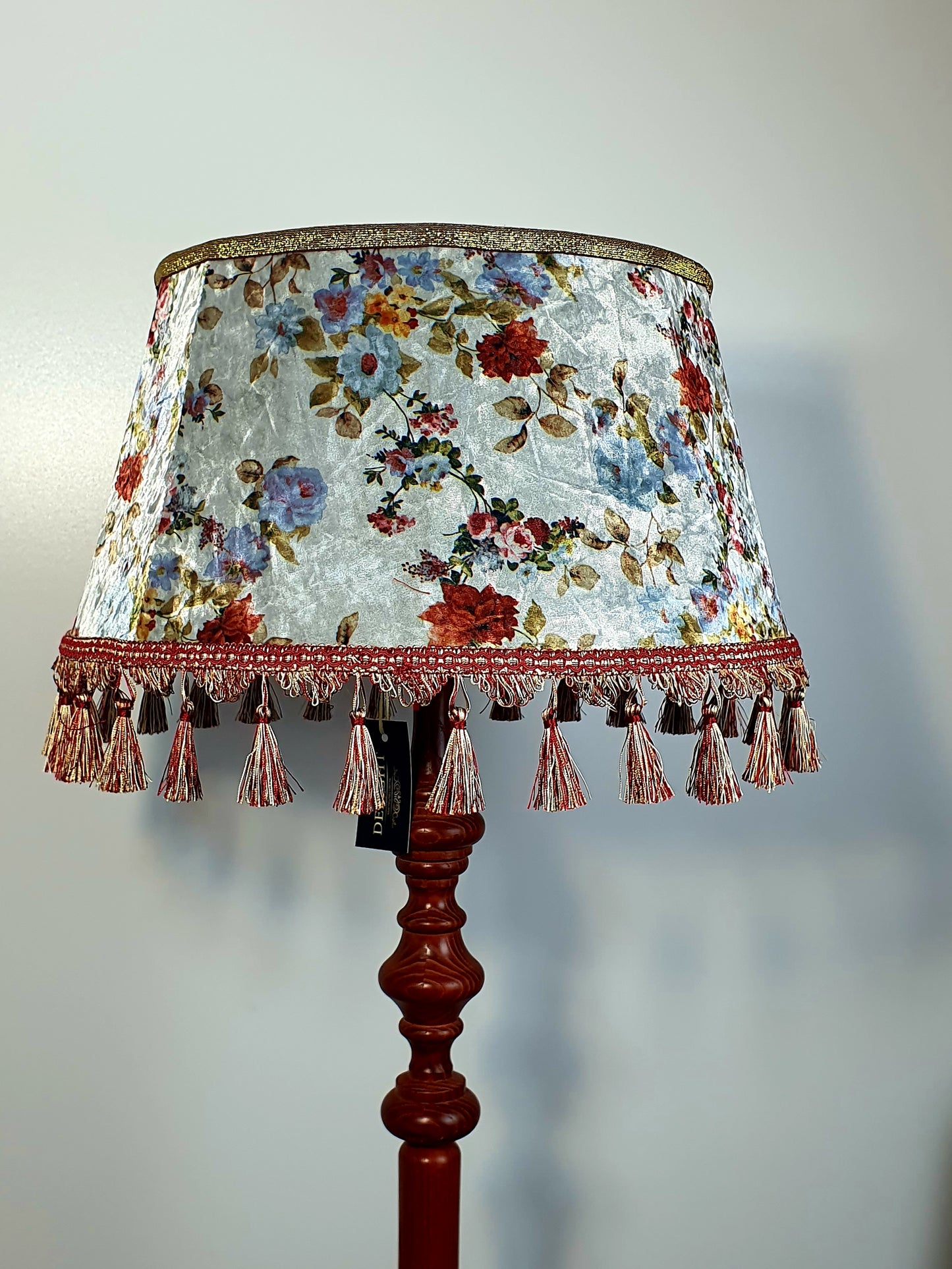 Wholesale lampshade Tallinn 03 - Floral velvet lampshade