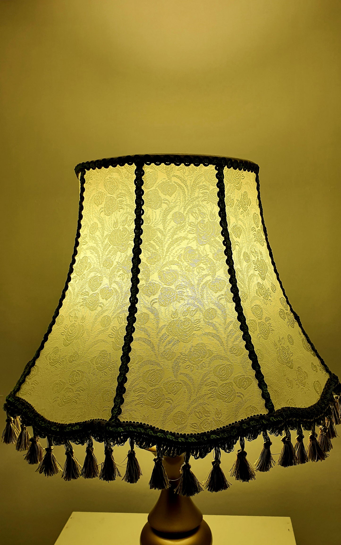 Lampshade, fabric lampshade. Floral Splendor: Handcrafted Victorian Lampshade. 4702
