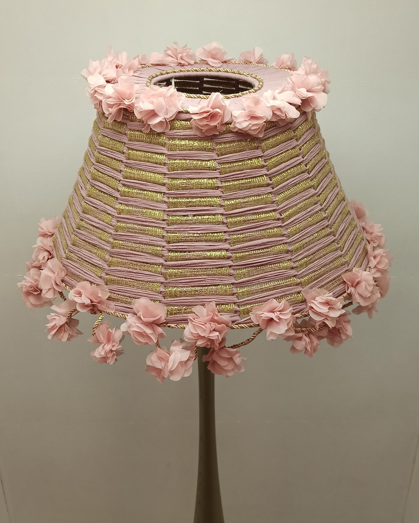 Lampshade, Floral Shade, pink lamp, shabby chic design. 0902