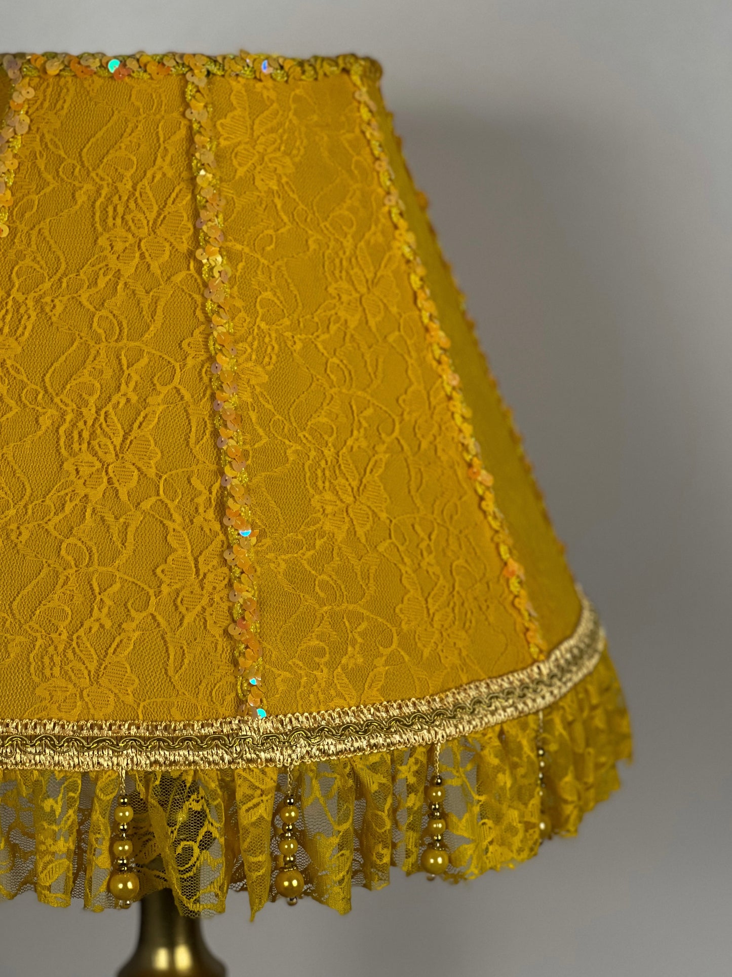 Wholesale Lampshade Berlin 14 - bright yellow fabric lampshade