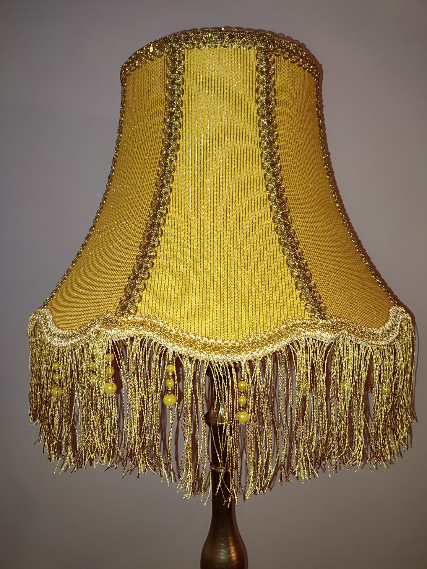 Lampshade New York 01 Vintage yellow lush Victorian lampshade 4701 Product to order!