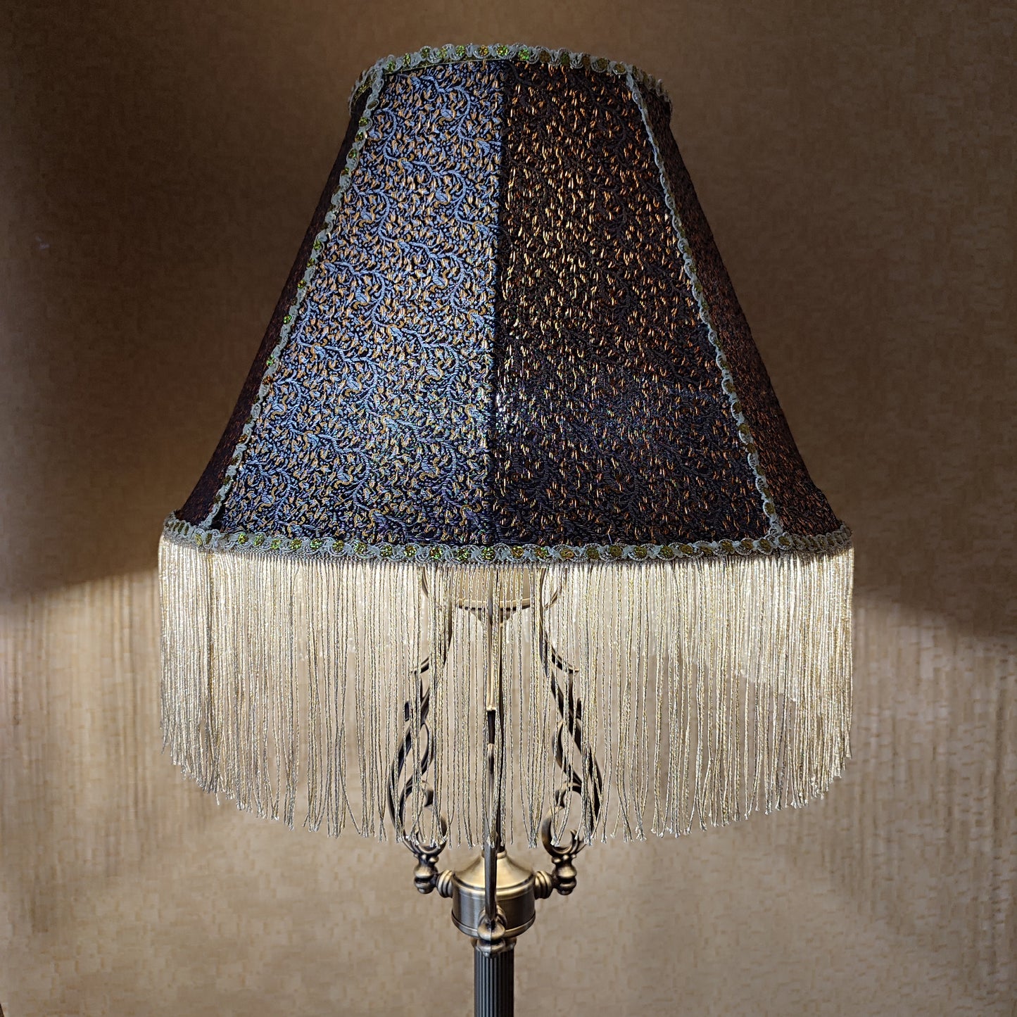 Victorian Fringed Lampshade for Floor Lamps