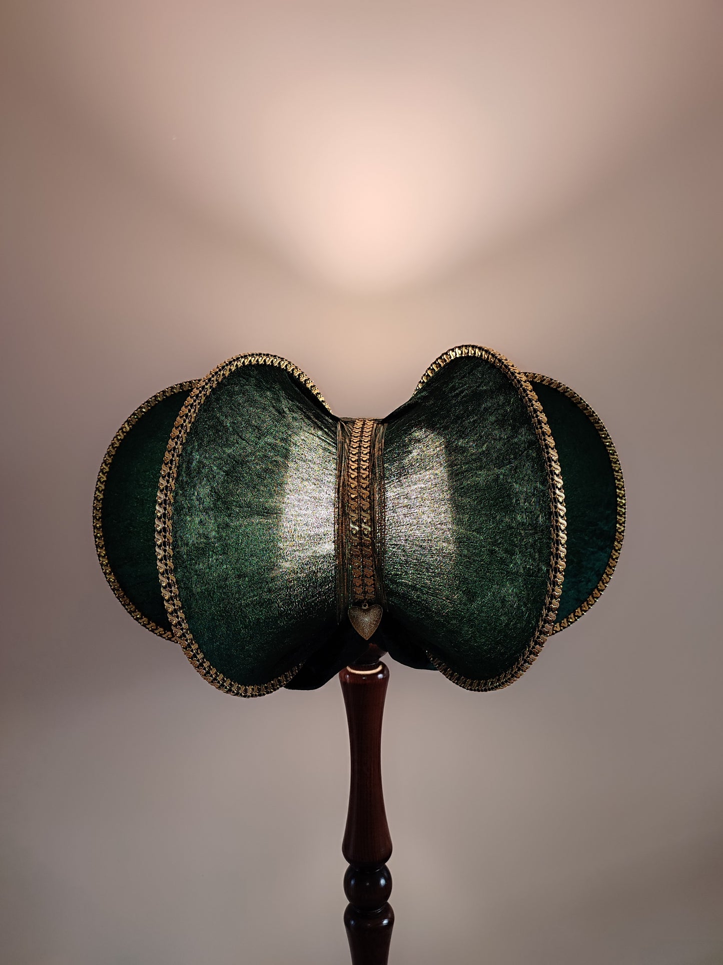 Lampshade, green lampshade, art deco. 2211