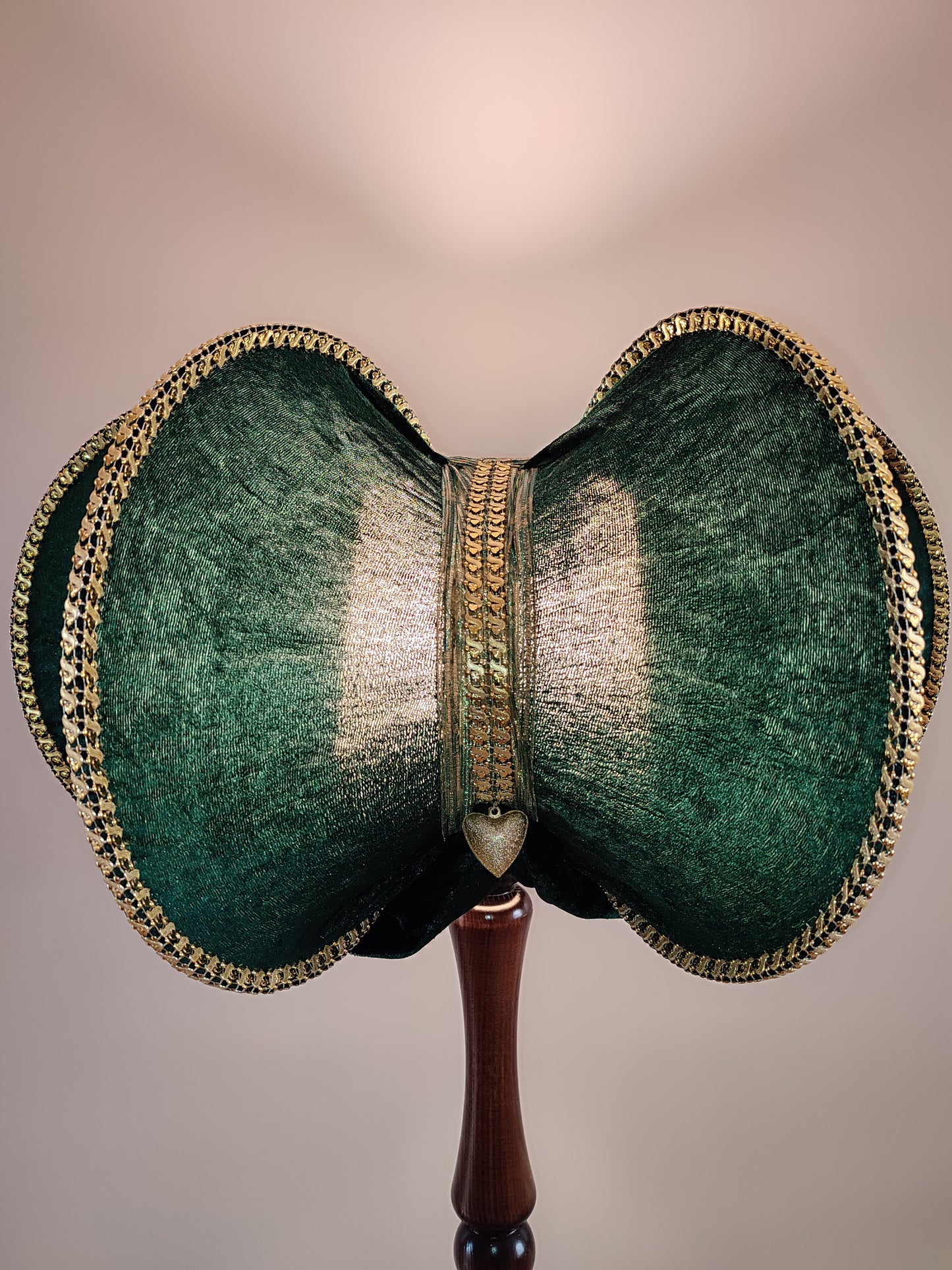 Lampshade, green lampshade, art deco. 2211