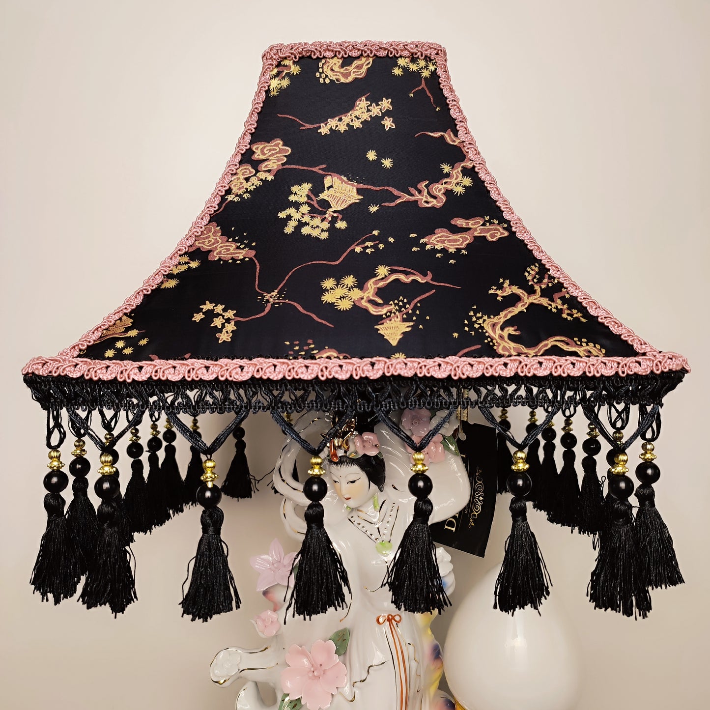 Table lamp, custom base, decorative lamp, Japanese-style lamp. PRODUCT TO ORDER. 3001