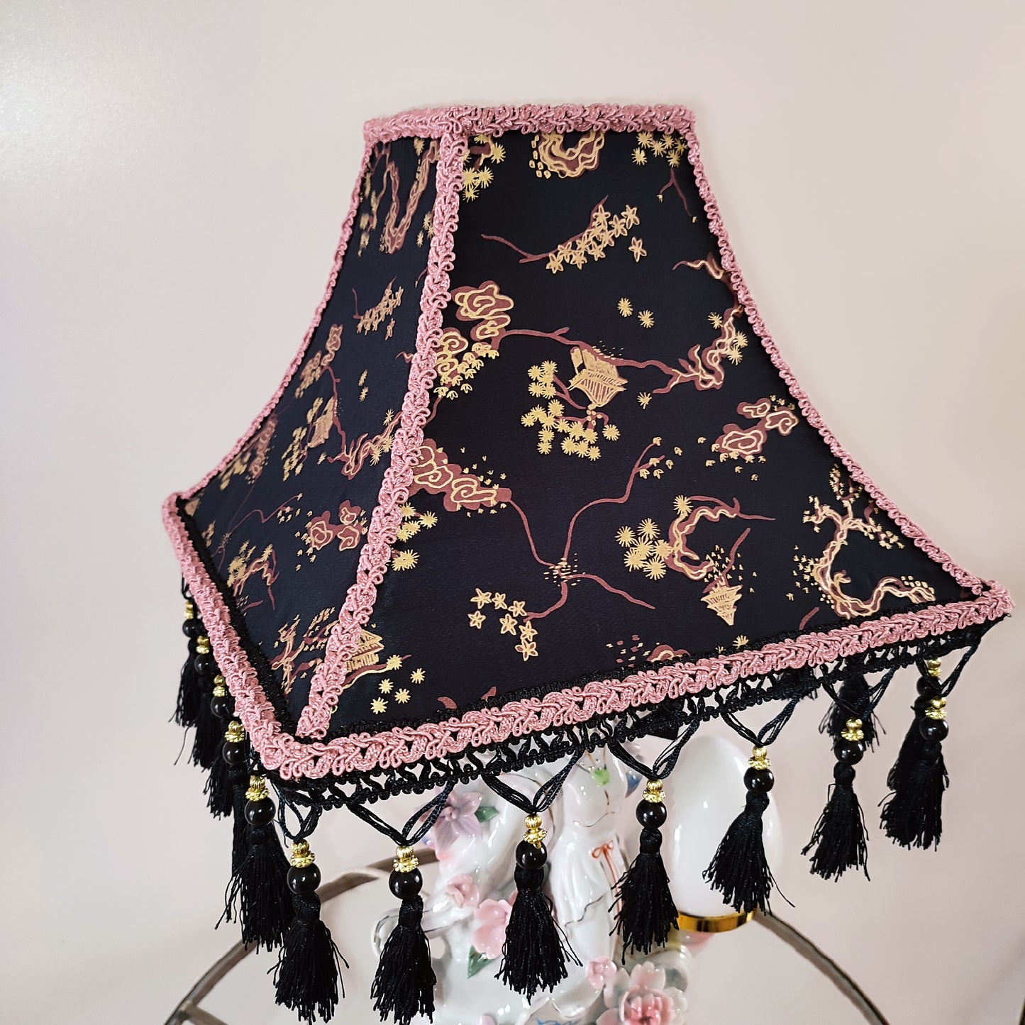 Table lamp, custom base, decorative lamp, Japanese-style lamp. PRODUCT TO ORDER. 3001