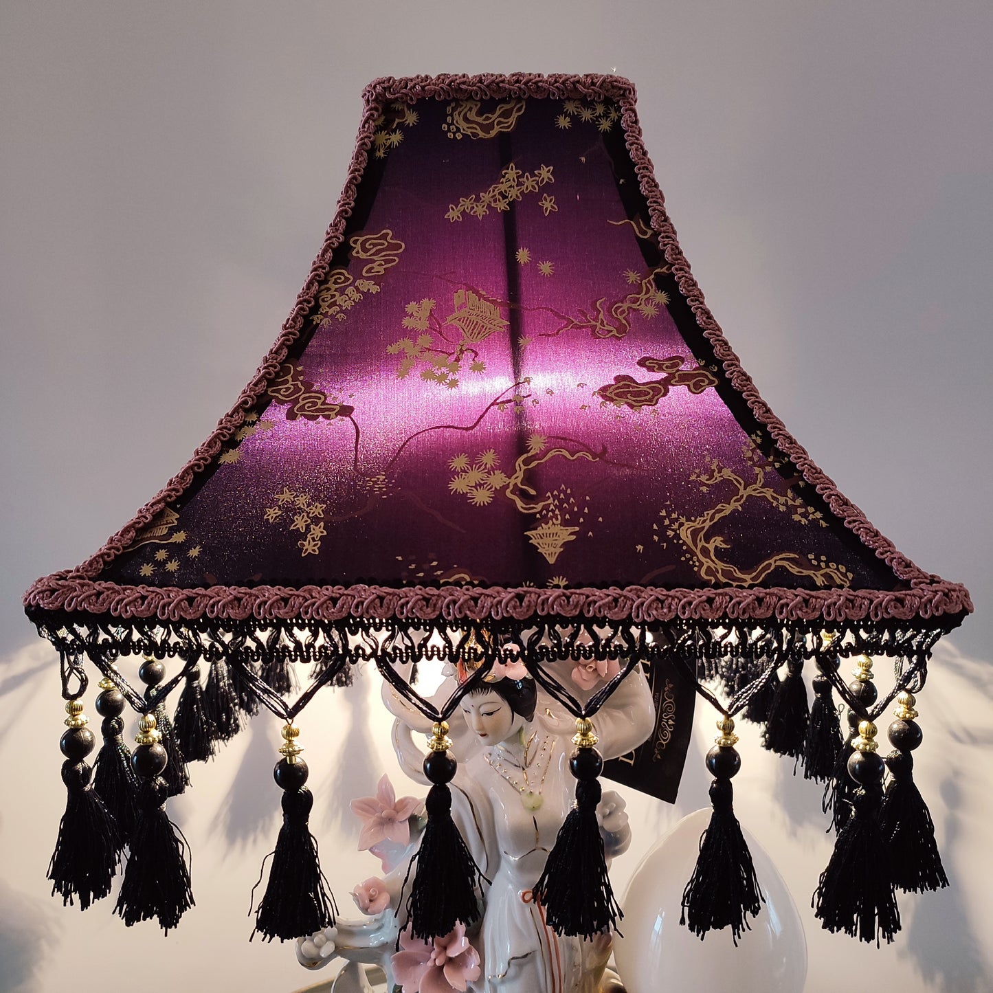 Table lamp, custom base, decorative lamp, Japanese-style lamp. PRODUCT TO ORDER. 3001