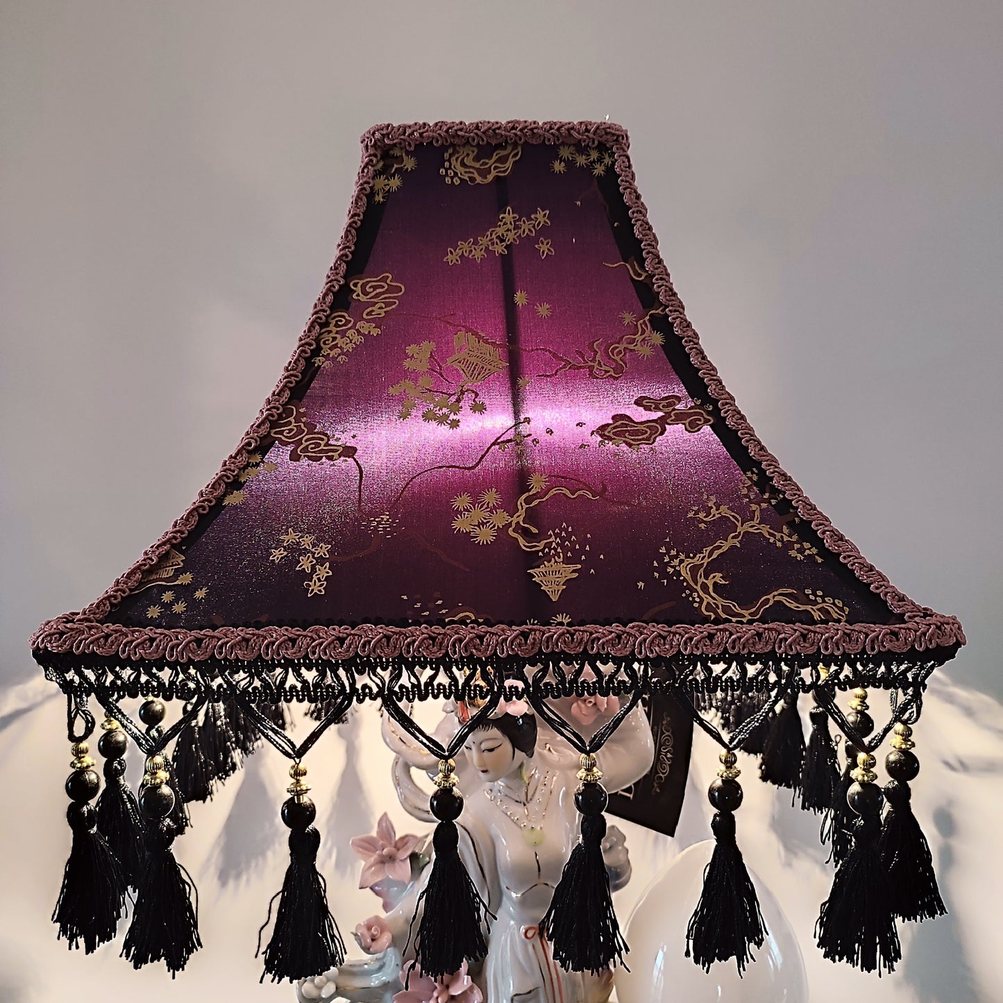 Table lamp, custom base, decorative lamp, Japanese-style lamp. PRODUCT TO ORDER. 3001