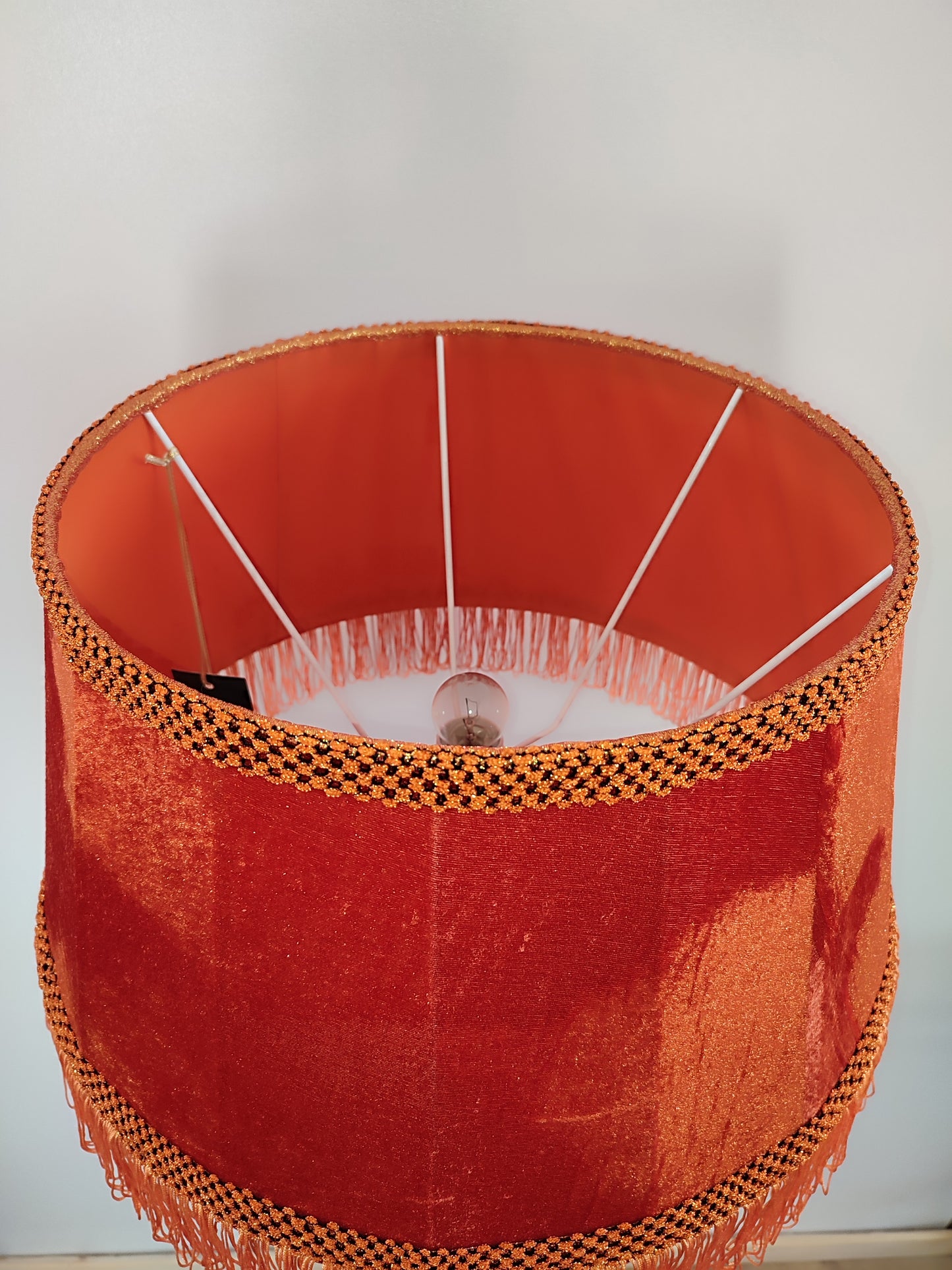 Wholesale lampshade Tallinn 07 - classic orange lampshade for a cozy atmosphere