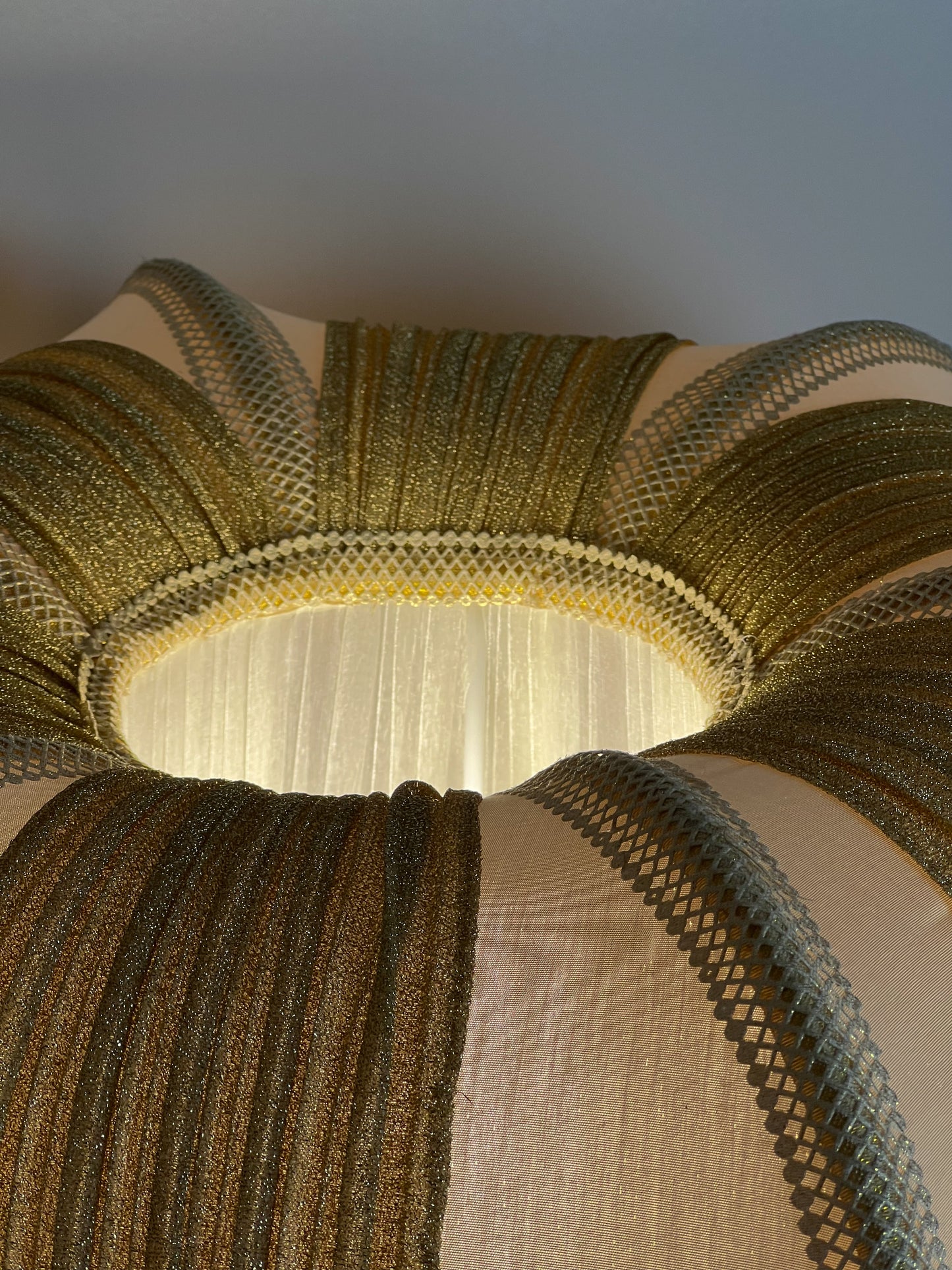 Modern Lampshades - Large and Handmade with Authentic Gold Lighting