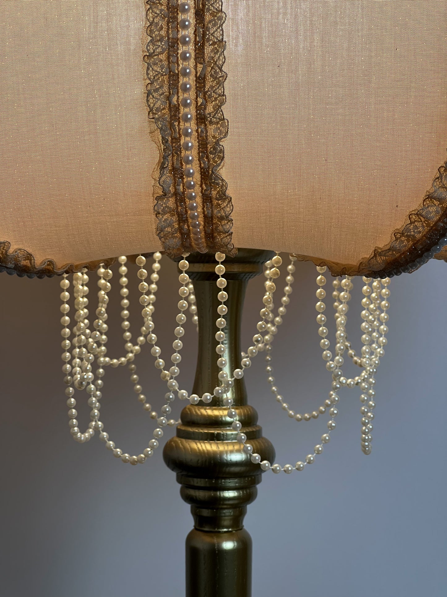 Lampshade. Retro vintage style lampshade for a unique floor lamp. Art Deco style. 2205