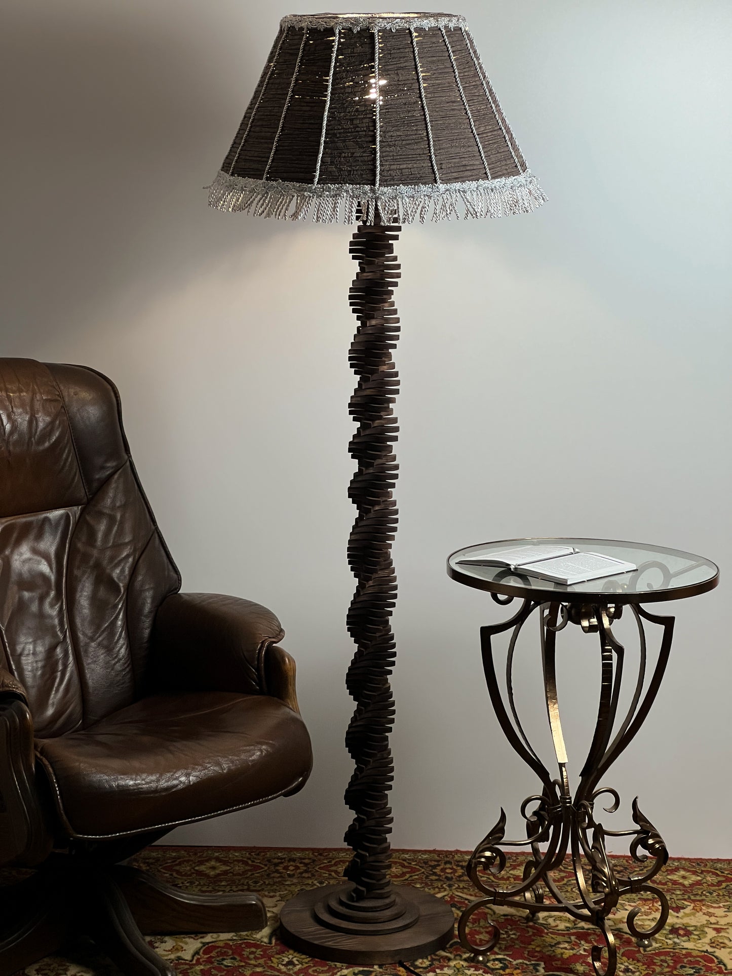 Lampshade. Elegant Victorian Lampshade: Handcrafted