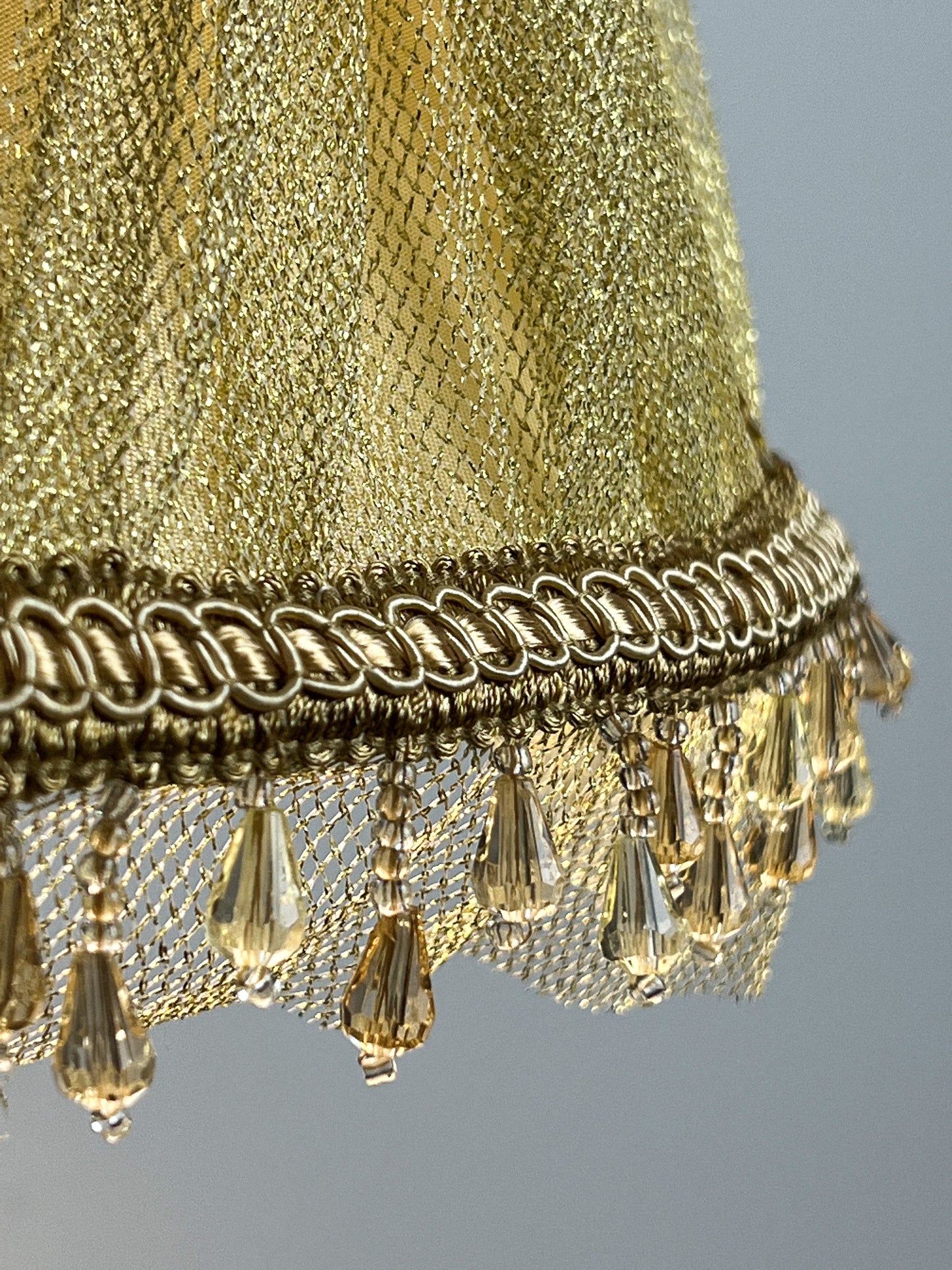 Lampshade. Handmade Designer Victorian Lampshade for Opulent Accent Lamps. 5302