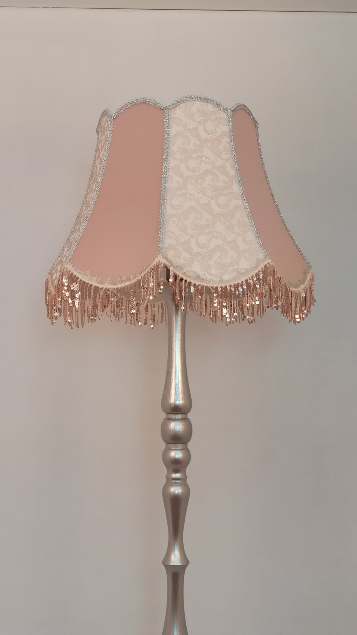 Lampshade. Handmade Designer Opulent Deco Lampshade for Bed Lamps. 3703