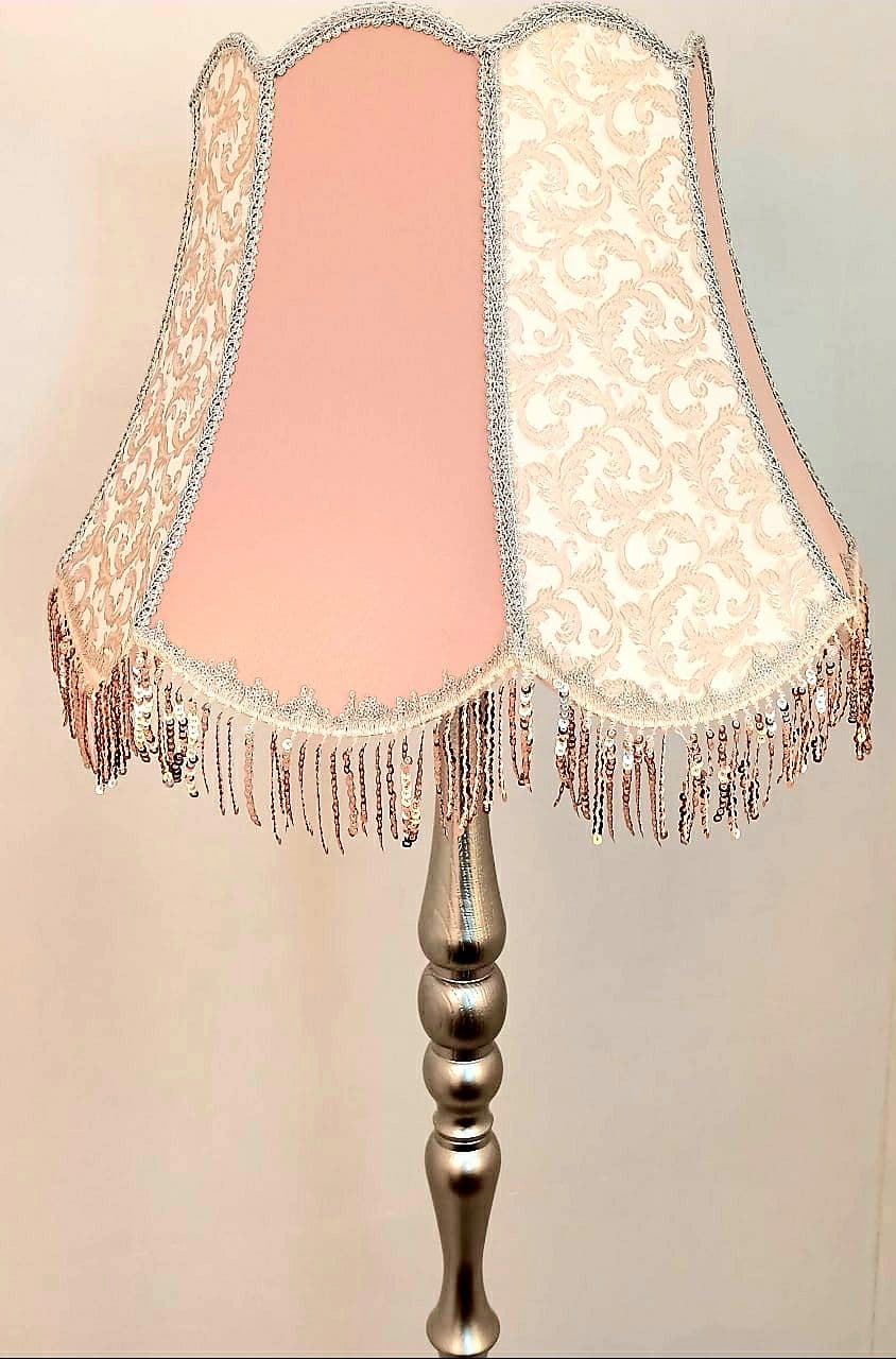 Lampshade. Handmade Designer Opulent Deco Lampshade for Bed Lamps. 3703