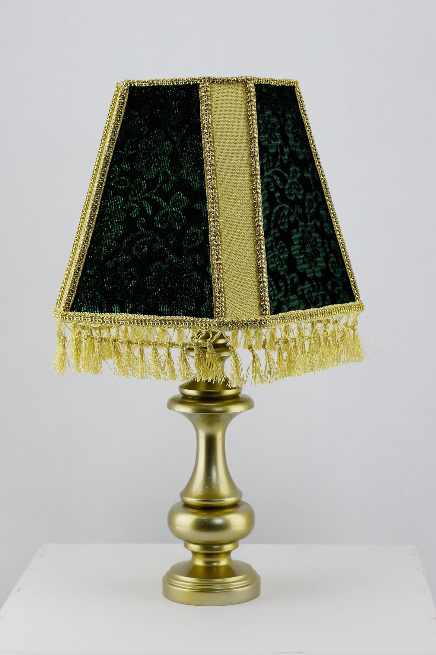 Lampshade, fabric lampshade, art deco. 6402