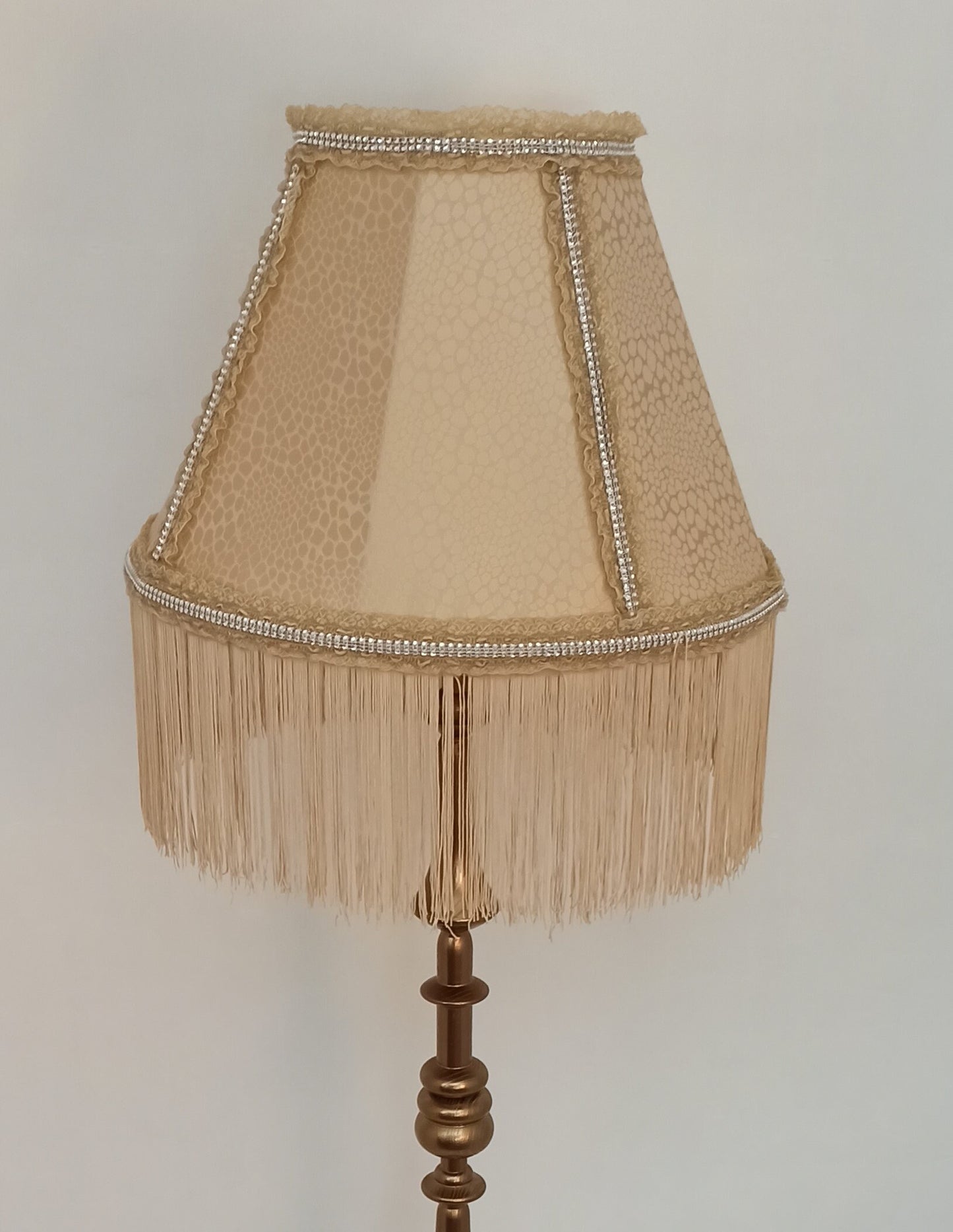 Lampshade. Handmade Fabric Lampshade with Victorian Flair.