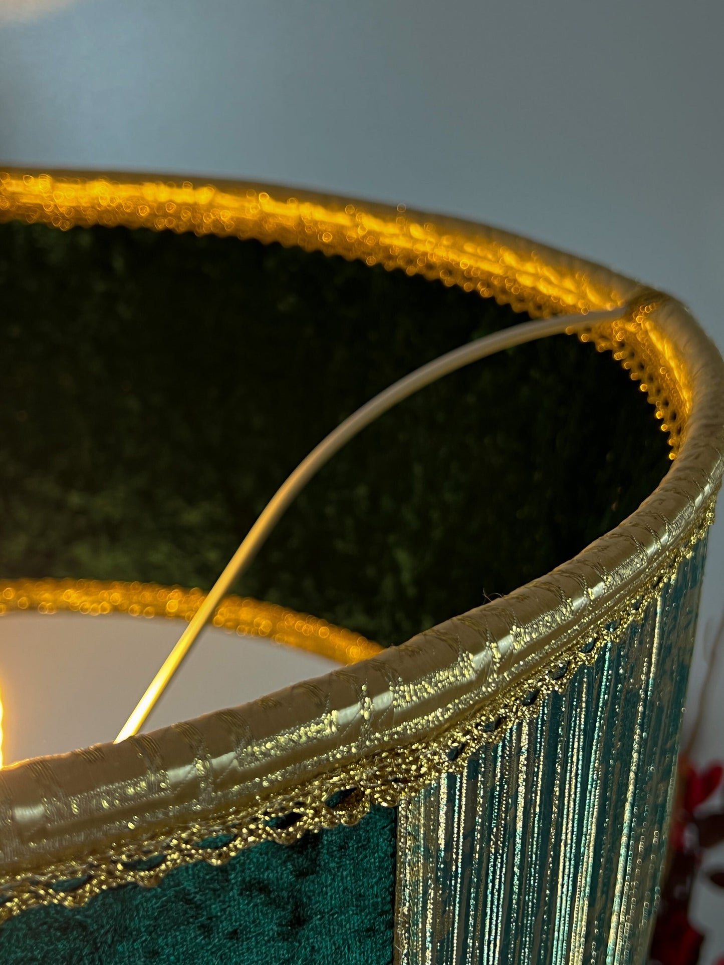 Lampshade, Art Deco lampshade for a green luxury lamp. 5801