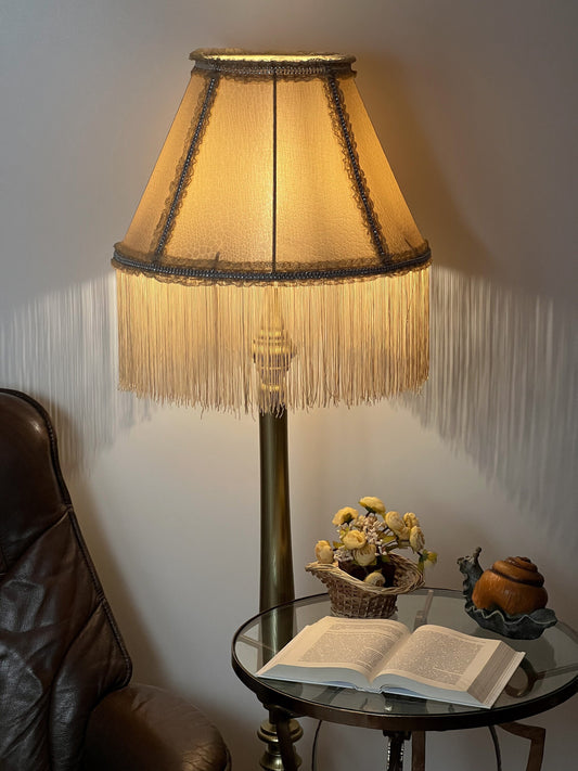 Lampshade. Handmade Fabric Lampshade with Victorian Flair.