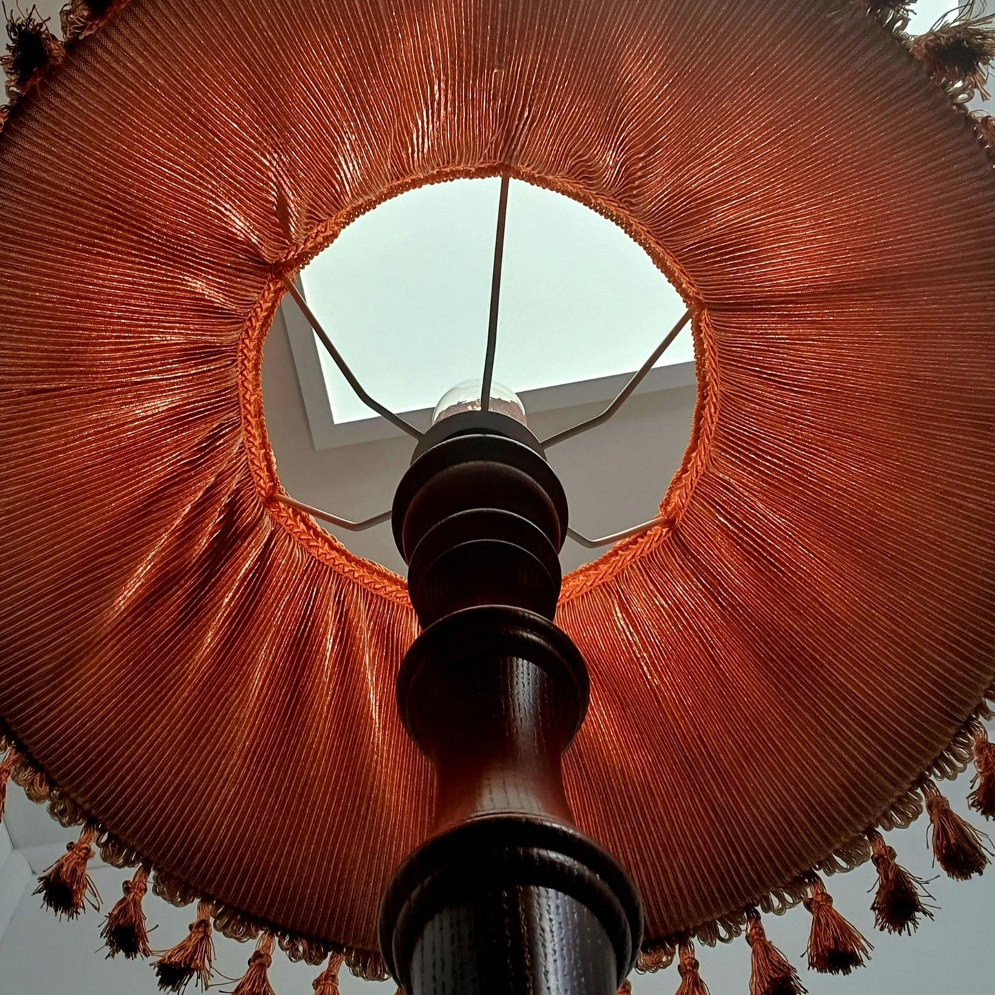 Lampshade, Elegant Vintage Golden Lampshade. 6305