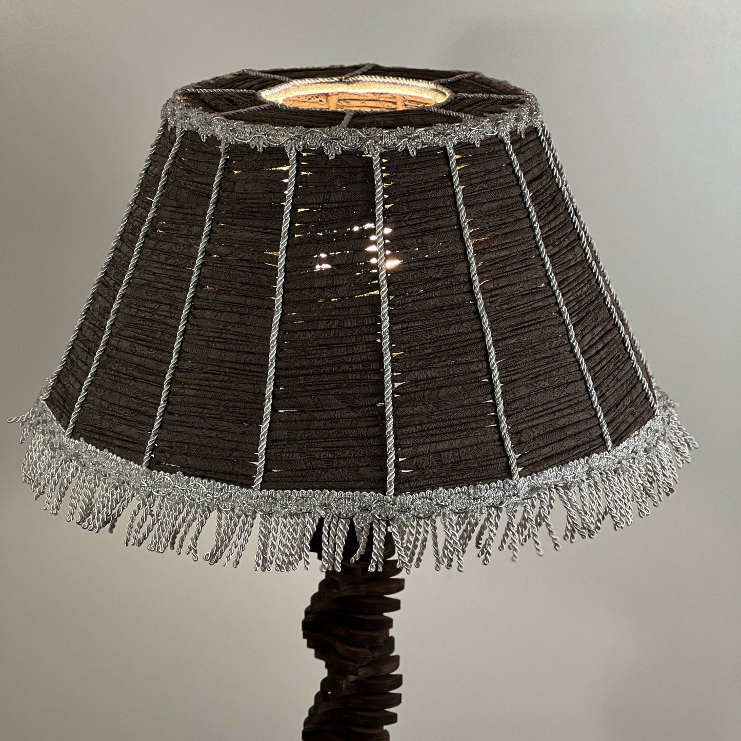 Lampshade. Elegant Victorian Lampshade: Handcrafted