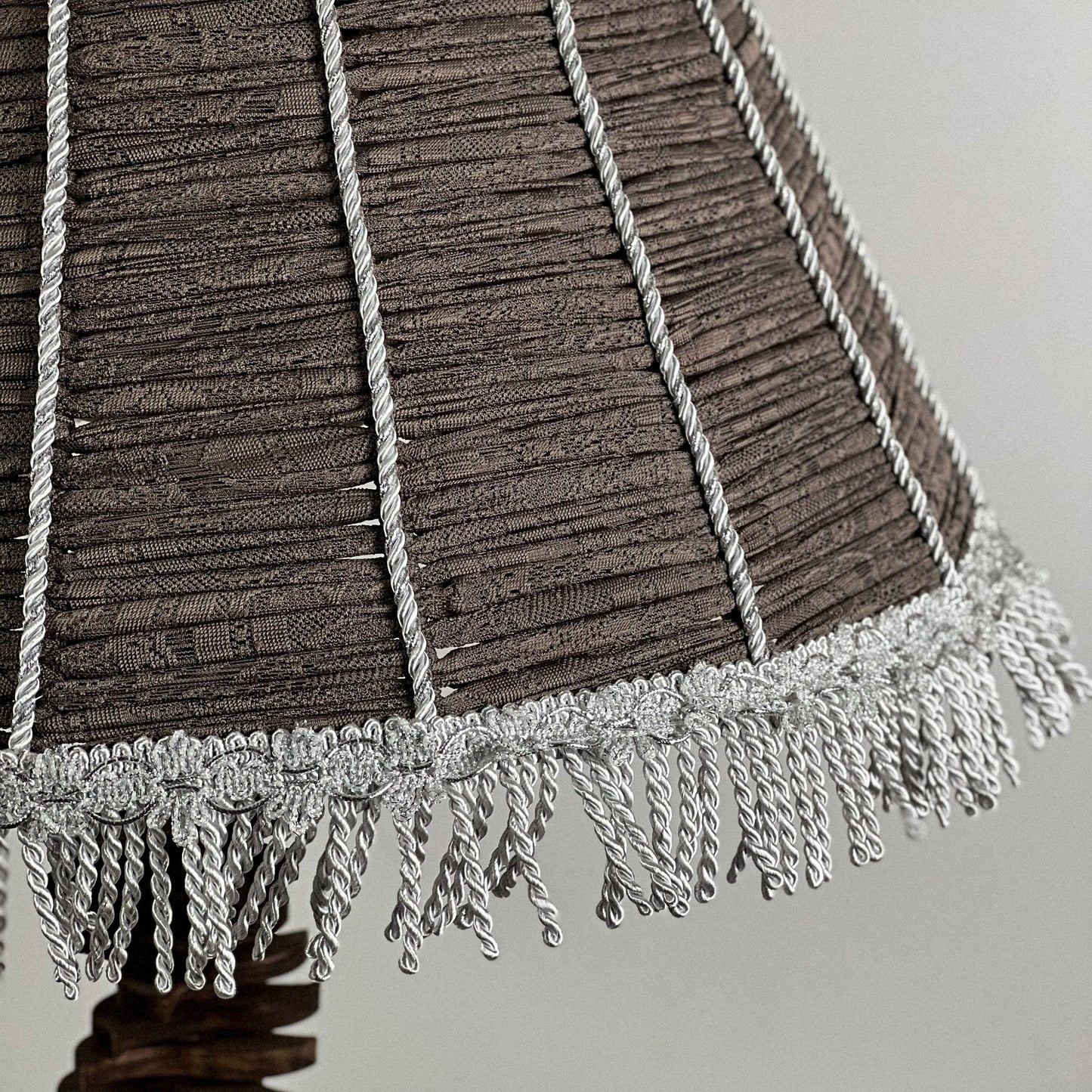 Lampshade. Elegant Victorian Lampshade: Handcrafted