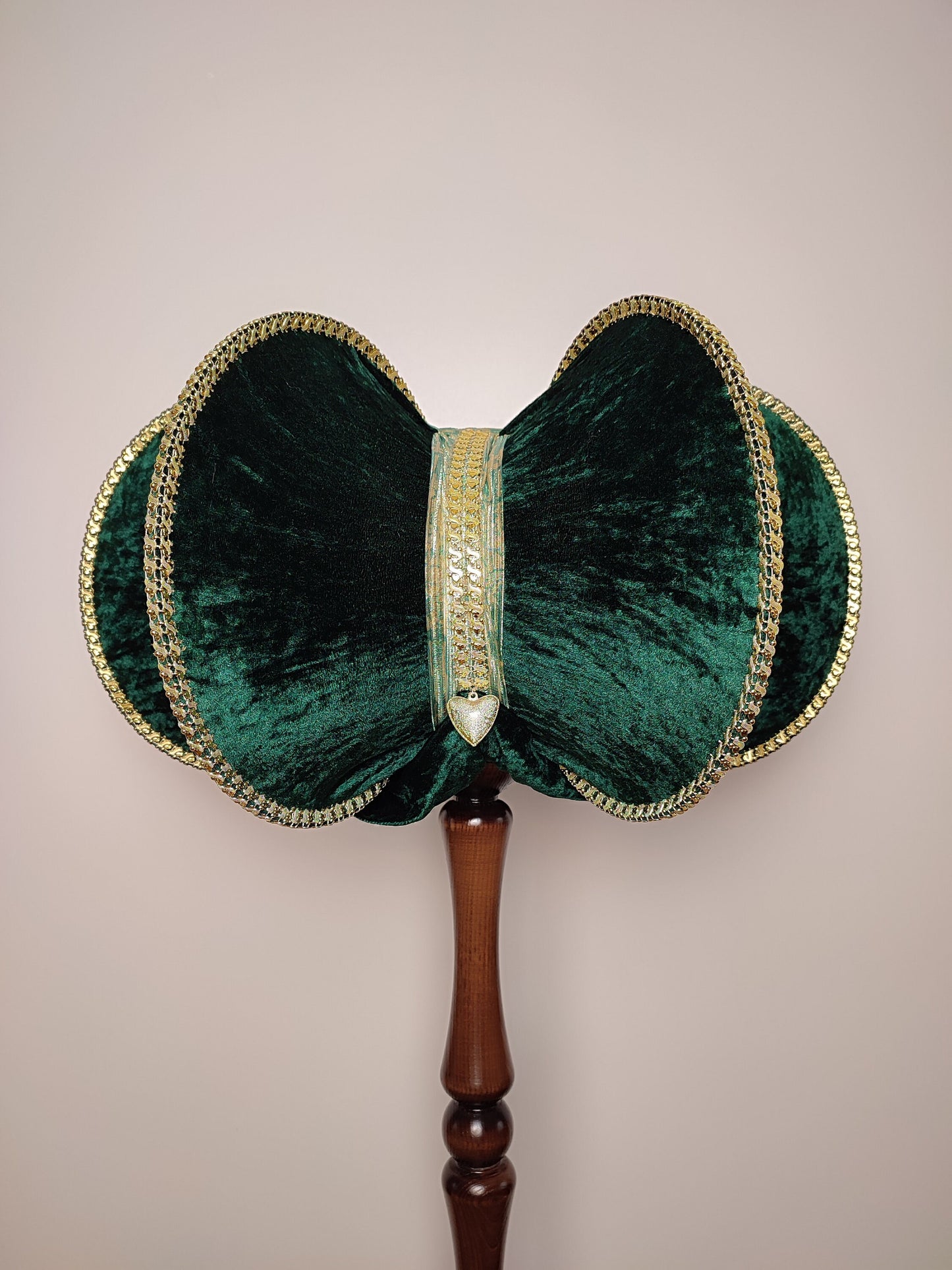 Lampshade, green lampshade, art deco. 2211