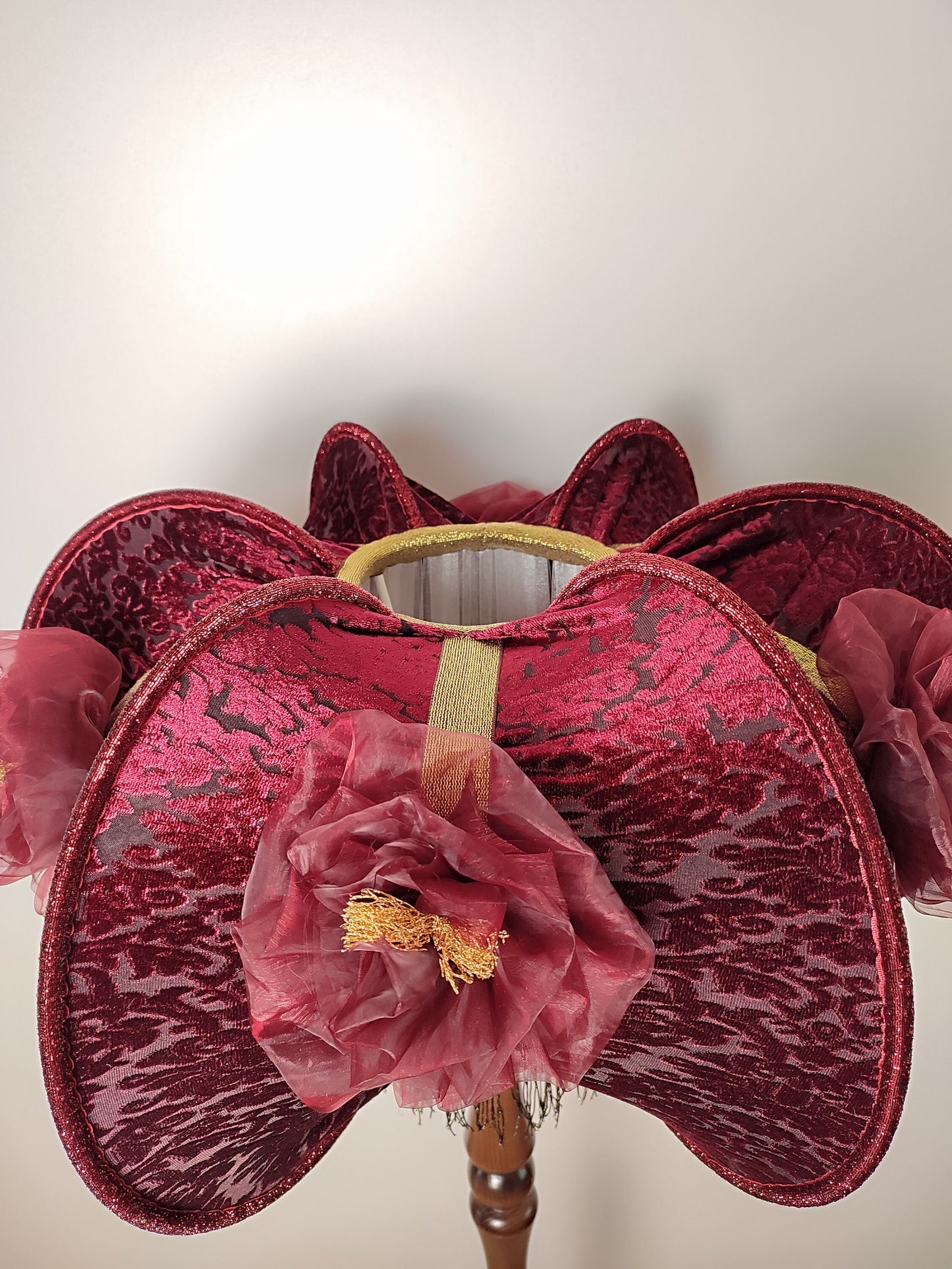 Lampshade, Flower Lampshade, Floral Room Accent. 2208