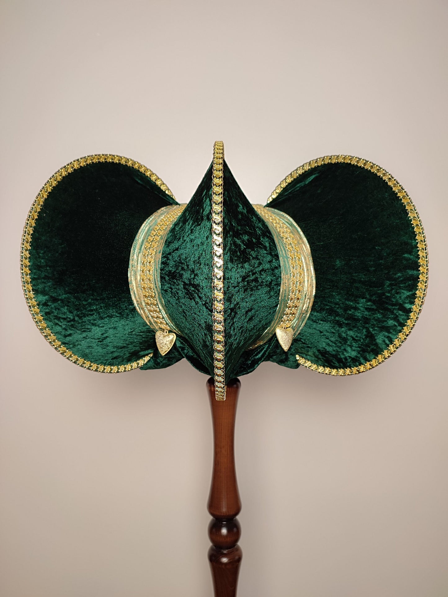 Lampshade, green lampshade, art deco. 2211