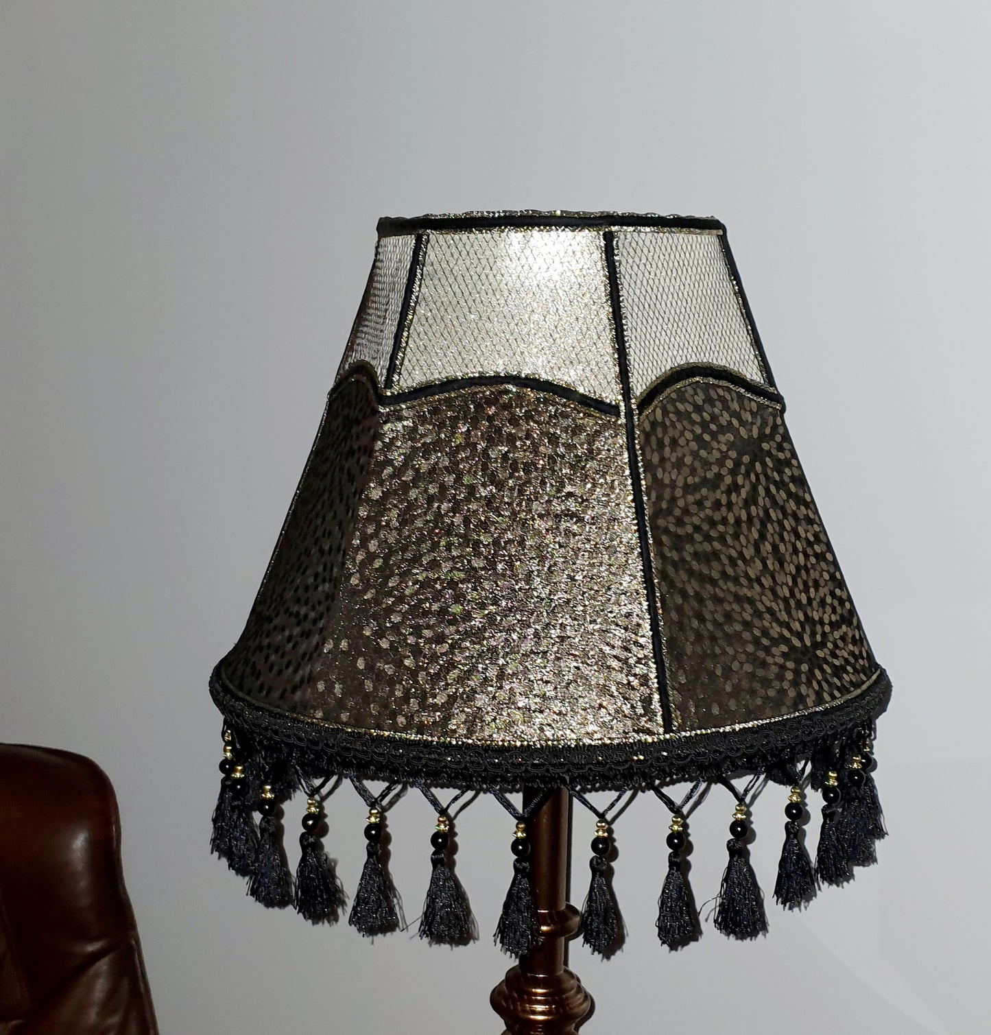 Lampshade, art deco, vintage lamp shade. 3602