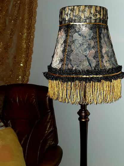 Victorian Fringed Lampshade for Floor Lamps - Handmade Antique Lampshade. 2301