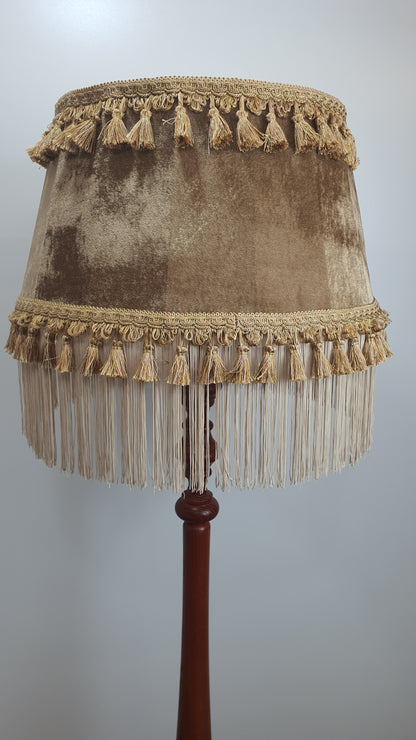 Lampshade brown velor Timeless Elegance: Art Deco. 6505