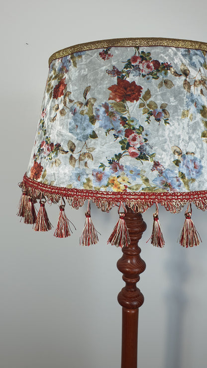 Wholesale lampshade Tallinn 03 - Floral velvet lampshade