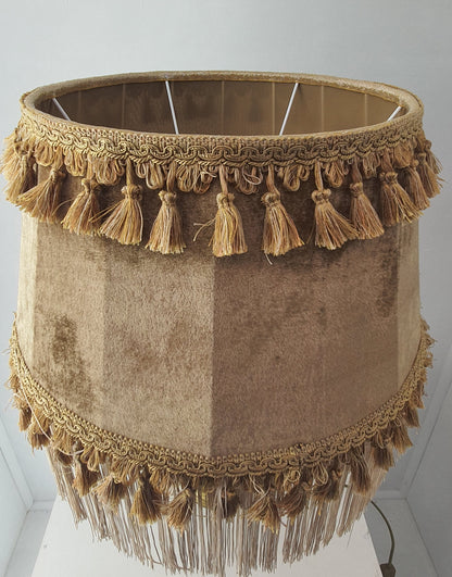 Lampshade brown velor Timeless Elegance: Art Deco. 6505