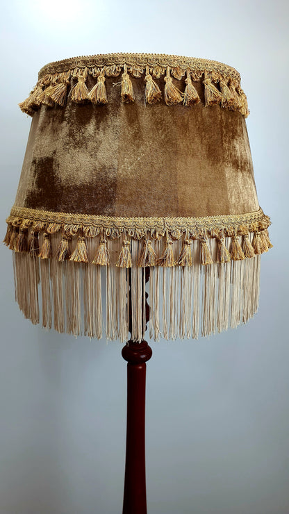 Lampshade brown velor Timeless Elegance: Art Deco. 6505