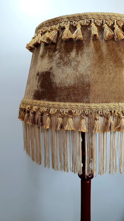 Lampshade brown velor Timeless Elegance: Art Deco. 6505