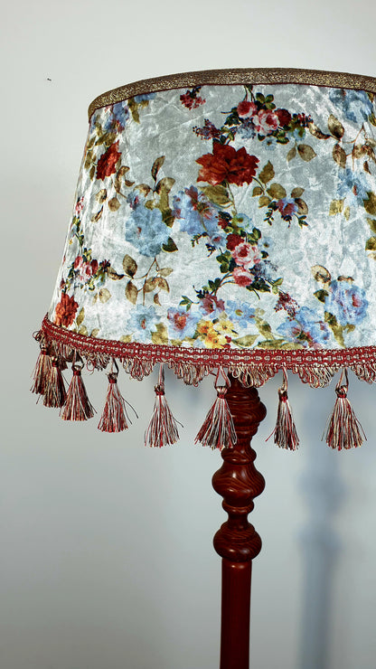 Wholesale lampshade Tallinn 03 - Floral velvet lampshade