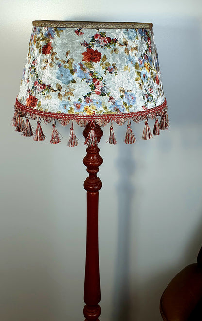 Wholesale lampshade Tallinn 03 - Floral velvet lampshade