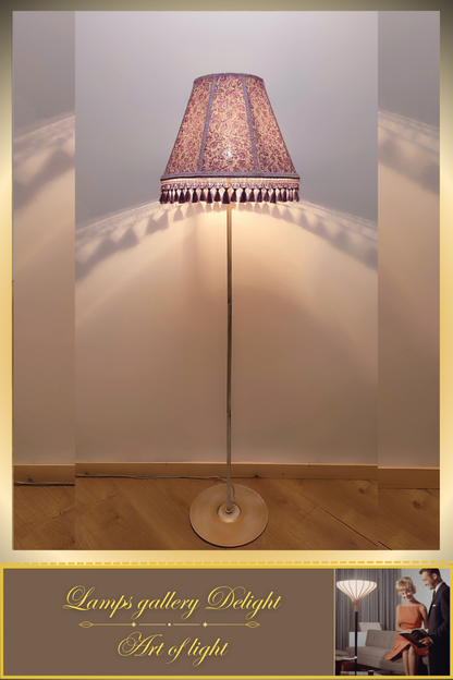 Floor lamp, Victorian style floor lamp, lilac lamp, Vintage Floor Lamp, unique lamp, handmade! 111001