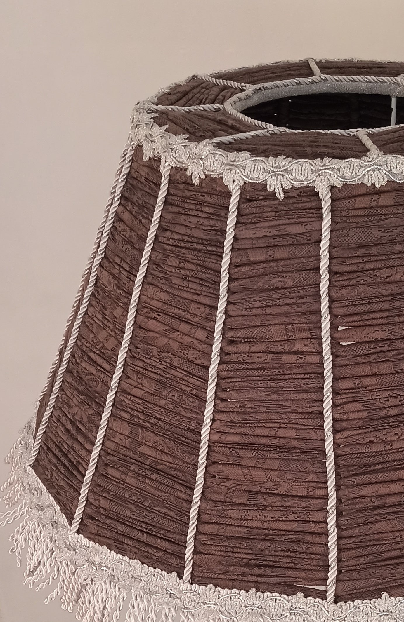 Lampshade. Elegant Victorian Lampshade: Handcrafted