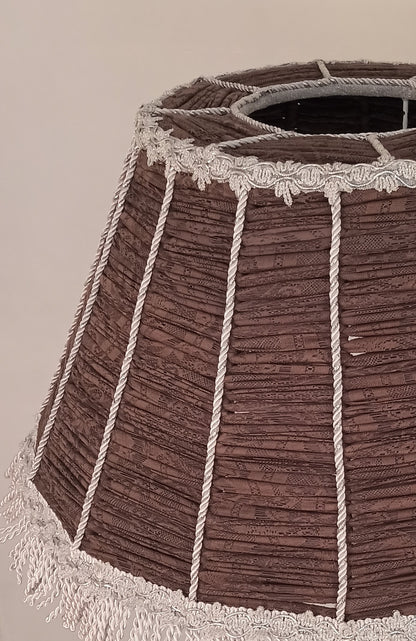 Lampshade. Elegant Victorian Lampshade: Handcrafted