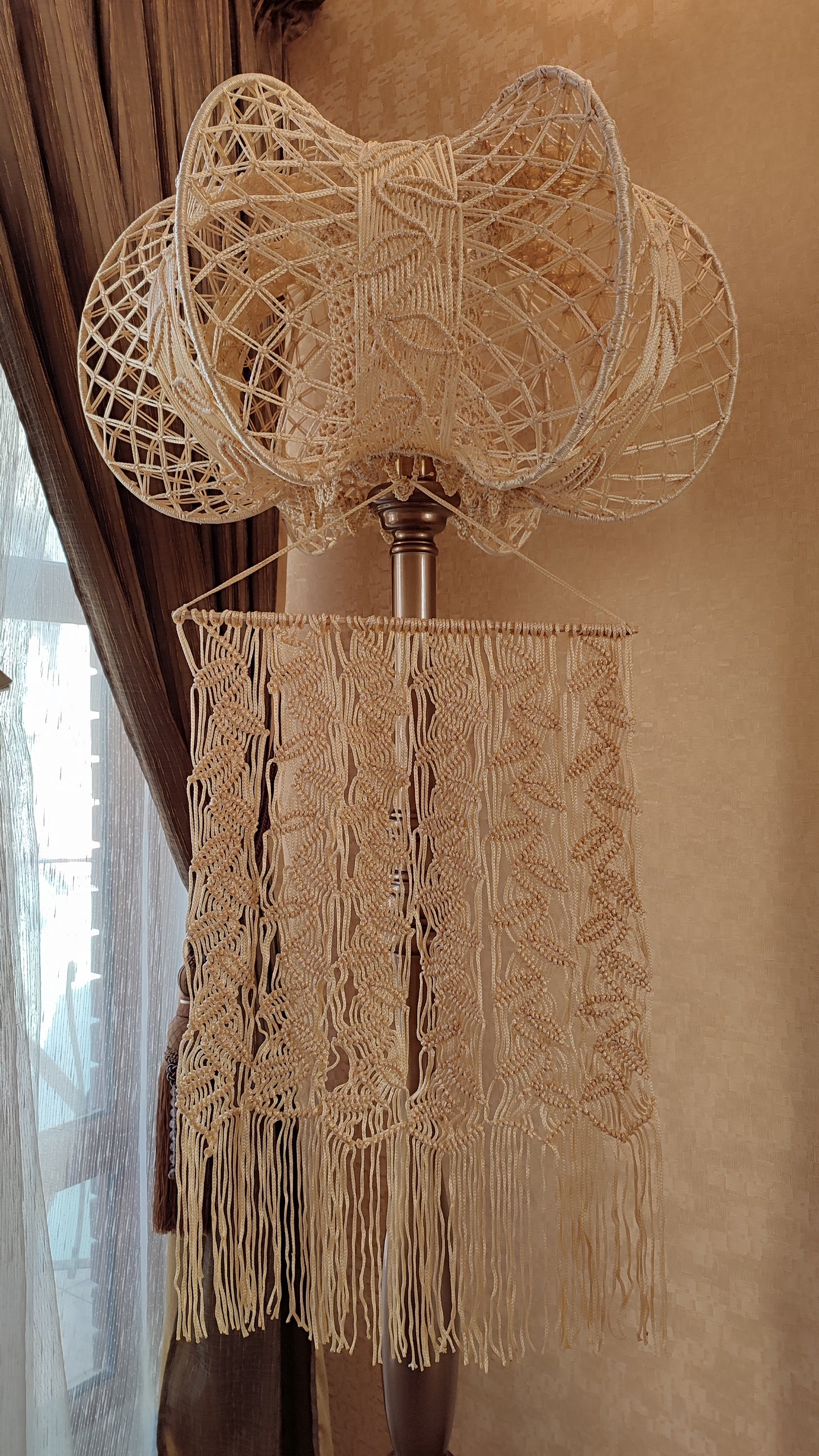 Lamp floor, unique lamp, handmade home lamp, art deco lamp. 2207