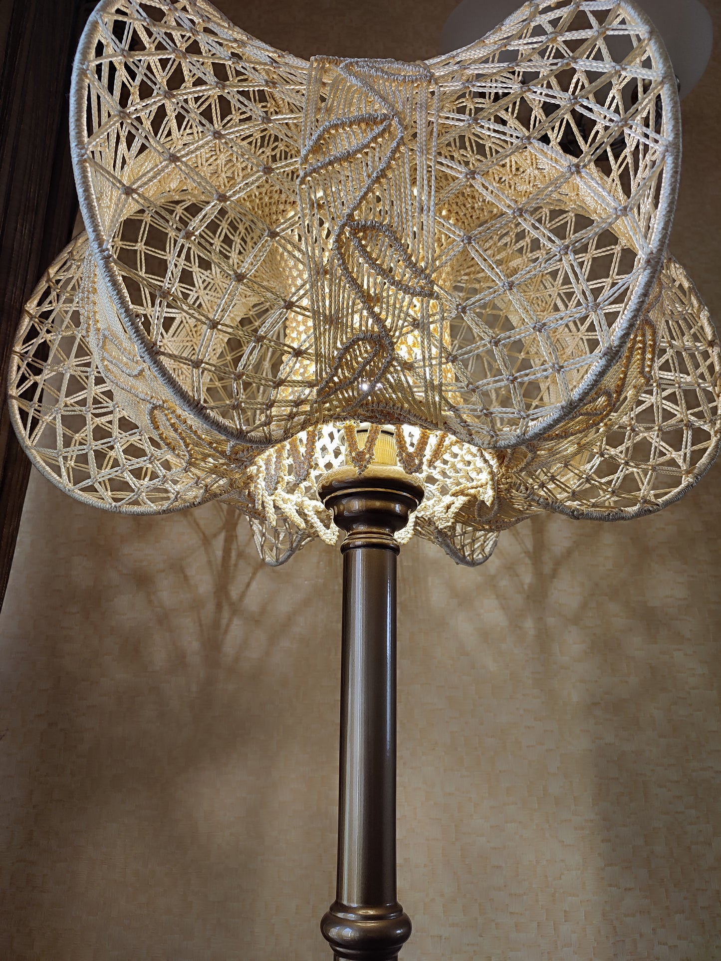 Lamp floor, unique lamp, handmade home lamp, art deco lamp. 2207