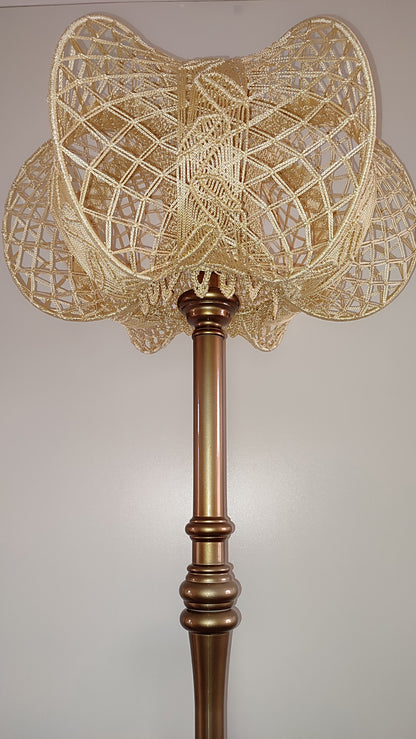 Lamp floor, unique lamp, handmade home lamp, art deco lamp. 2207
