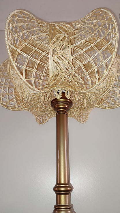 Lamp floor, unique lamp, handmade home lamp, art deco lamp. 2207