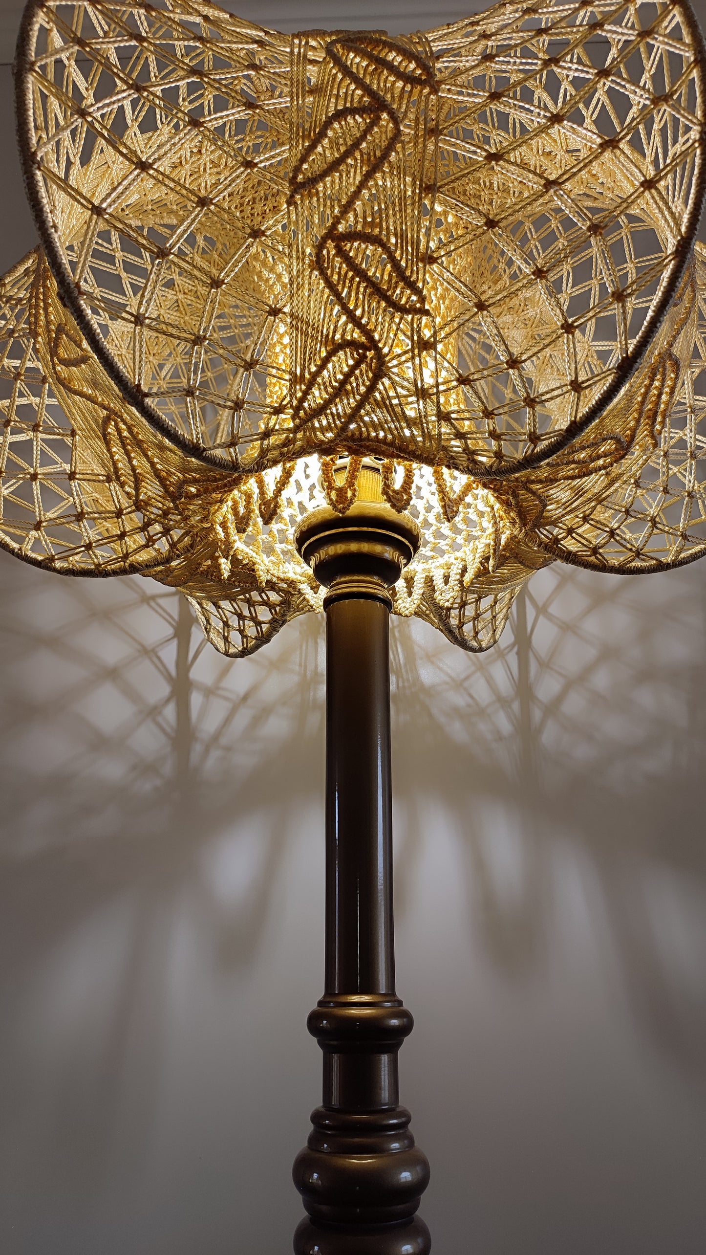 Lamp floor, unique lamp, handmade home lamp, art deco lamp. 2207