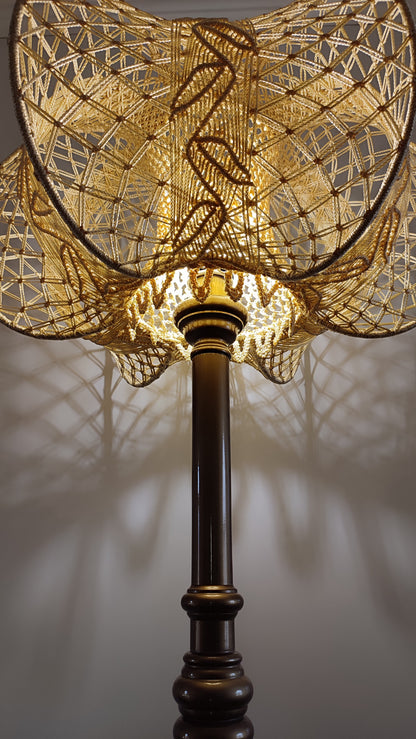 Lamp floor, unique lamp, handmade home lamp, art deco lamp. 2207