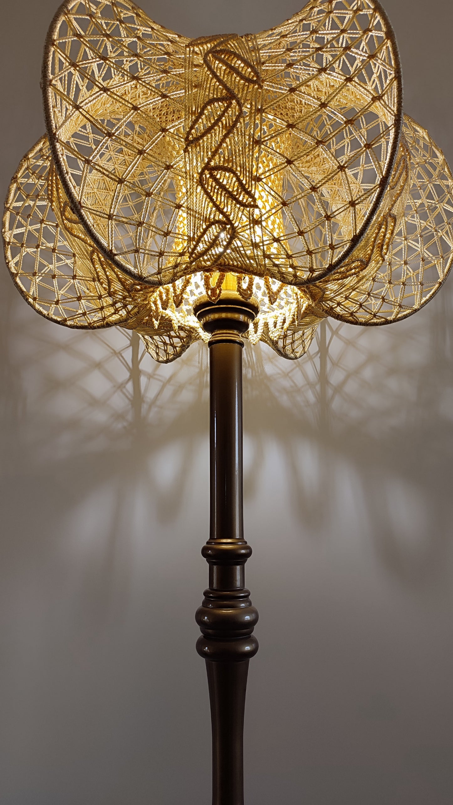 Lamp floor, unique lamp, handmade home lamp, art deco lamp. 2207